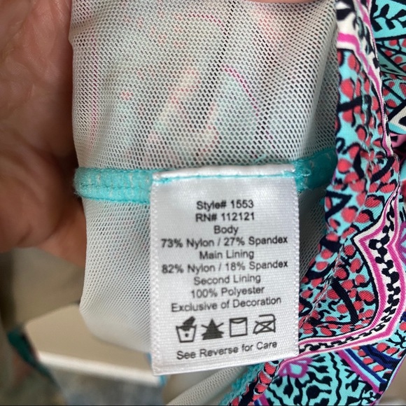 Spanx Sarah Blakely paisley one piece swimsuit - Picture 5 of 5